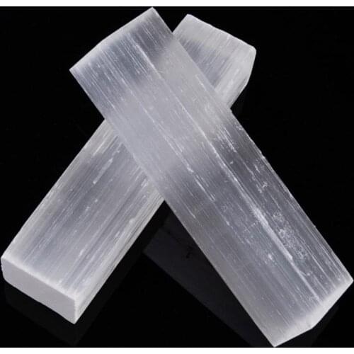 Selenite plate natural stones and minerals crystals quartz healing gemstones modern home decor pedras para artesanato