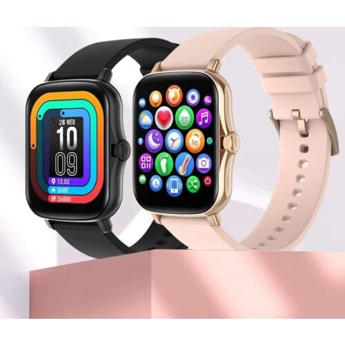 2021 New P8 Plus 1.69 Inch Smart Watch Men Full Touch Fitness Tracker Waterproof Sports Women Smartwatch For huawei Xiaomi Phone