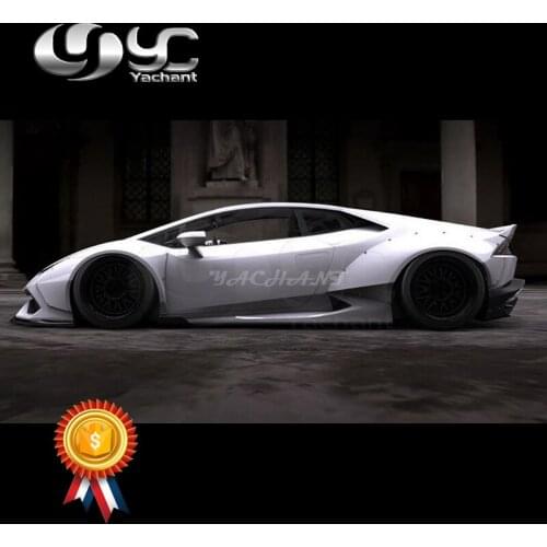 Car-Styling FRP Fiber Glass Front Fender Rear Fender Fit For 14-16 Huracan LP610-4 LB LP LW Style Over Fender Flare