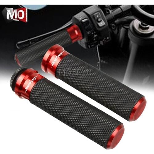22MM Motorcycle Anti-skid Shock-absorbing Handlebar Grips Cover Slider Protector Cap Hand Bar End For HONDA HORNET 600 900 250