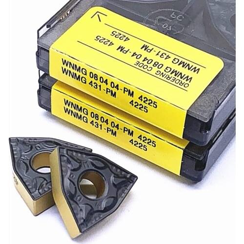 WNMG080404 WNMG08040 PM4225 Carbide Metal Turning Tool WNMG 080404/080408 PM 4225 CNC Cutting Tungsten Lathe Tool Milling cutte