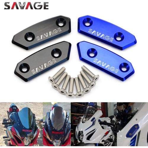 Mirrors Hole Cover Block Off Cap Base For SUZUKI GSX-R 1000 2017-2020 18 19 GSXR GSXR1000 Motorcycle Accessories Aluminum Plates