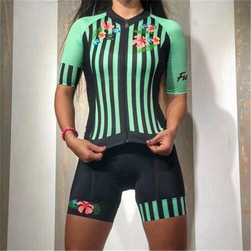 Pro Frenesi Womens Cycling Skinsuit Profession Jumpsuit Kit Feminino Clothing Triathlon Suit Ciclismo Maillot Bicycle Rompers
