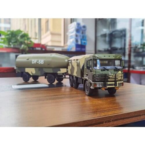 1/24 Shaanxi Automobile Dongfeng x3000 5B DF-5B Model Truck Car Toys Gifts Collection Display Ornaments