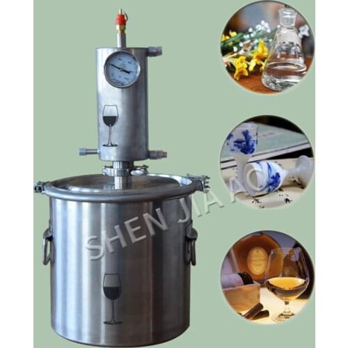 Household Small Wine Steamer Wine Maker Brandy Machine 12/20L Roasting Wine Distiller Liquor Equipment Pure Dew Machine 1PC