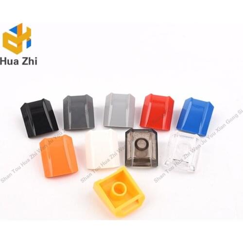 Building Blocks Parts 30602 10PCS Slope Curved 2 x 2 with Lip, No Studs LEGOING MOCS Education