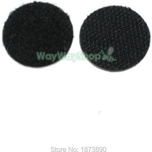 1000 pcs 5/8'' 15mm Velcoin Coin Dot Hook & loop Self adhesive Black