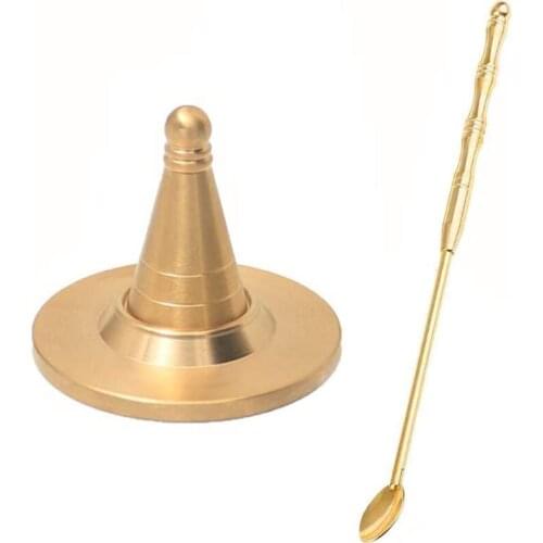 3Pcs/set Incense Cone Making Mould, Incense Cone Mould DIY Brass Incense Making Supplies DIY Tower Incense Burner Tool