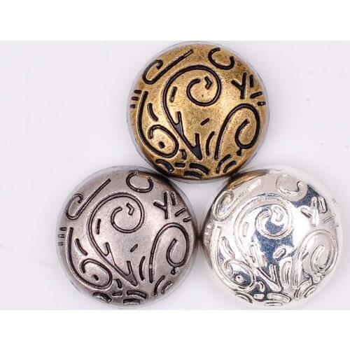 30X 11mm Solid Antique Tribal Flower Carved Fastener Rivet Studs Belt Bag Leathercraft Saddles Headstall Bridle Concho Screwback