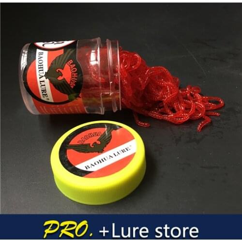 Free shipping 1 box soft carp fishing baits lure tackle for freshwater fishing ,soft protein grub maggot earthworm red worm bait