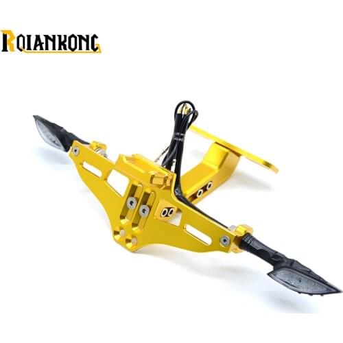 For RC 125 200 390 690 1290 honda honet kawasaki z800 yamaha tmax 530 500 motorcycle License Plate Bracket Holder