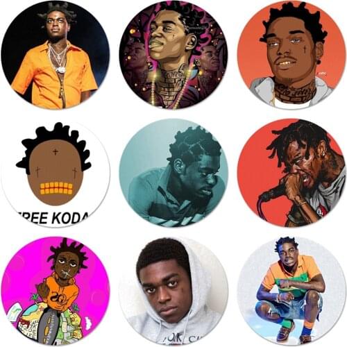 Kodak Black Song Kitchen Home Decor Refrigerator Magnetic Stickers Opener Beer Coke 58mm