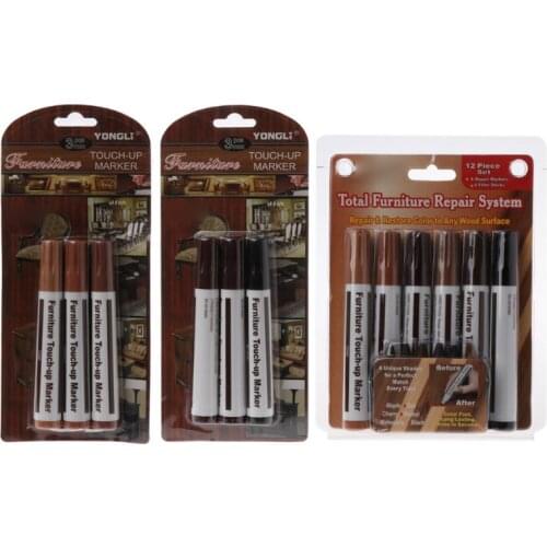 Wood Repair System Kit Filler Sticks Touch Up Marker Floor Furniture Scratch Fix Drop Ship