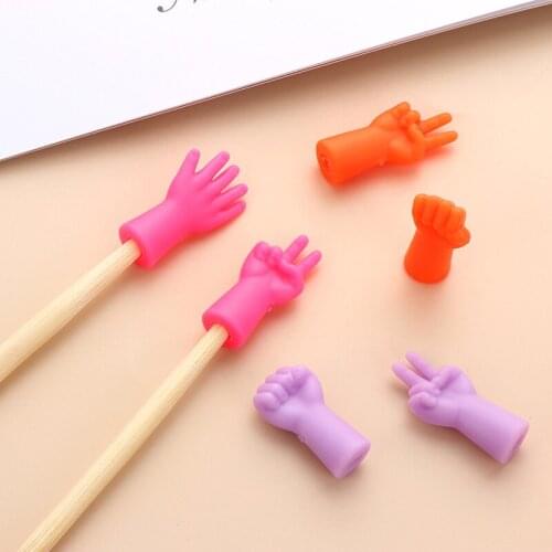 6pcs Knitting Needles Point Protectors For DIY Weave Knitting Mix Shaped Needle Tip Stopper Pullover Rubber Anti-shedding Cap