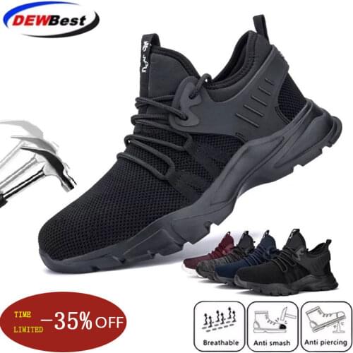 2020 Work Steel Toe Shoes Men and Women Safety Shoes Reflection Insulation 6000V Light Industrial and Construction Shoes Mens