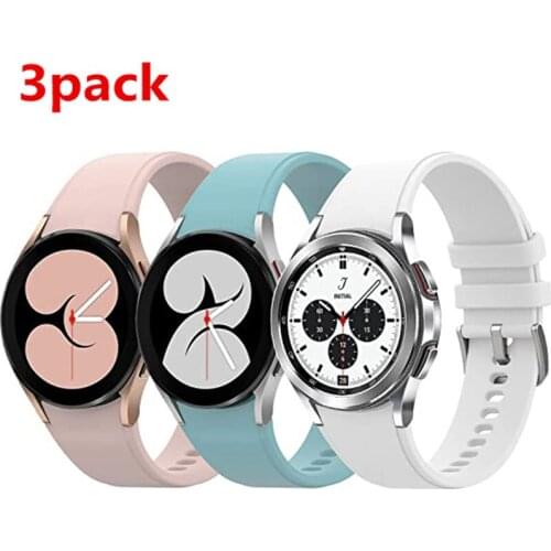 Silicone Strap For Samsung Galaxy Watch 4 Classic 42mm 46mm Watch Band Wristband Bracelet Galaxy Watch 4 40mm 44mm band