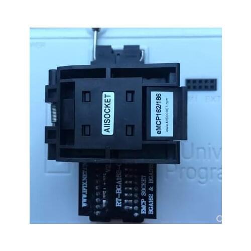 RT-BGA162-01 Adapter EMMC seat EMCP162 EMCP186 BGA162 Socket For RT809H Programmer