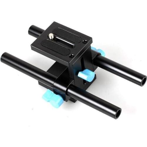 Sonovel High Quality 15mm Rail Rod Support System Baseplate Mount for canon DSLR Follow Focus Rig 5D2 5D 5D3 7D