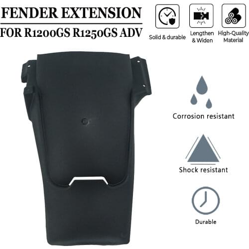 Mudguard Fender For BMW R1250GS ADV Adventure 2013-2020 R1200 GS R1250 GSA Motorcycle Splash Guard Extension Tire Wheel Hugger