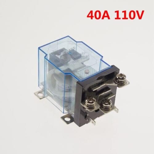 110VAC 40A SPDT Power Relay Motor Control Silver Alloy JQX-40F 1Z x 1