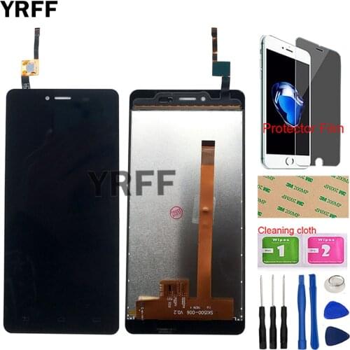 LCD Display Digitizer For Philips S326 LCD Display Touch Screen Glass Panel Assembly Tools Protector Film