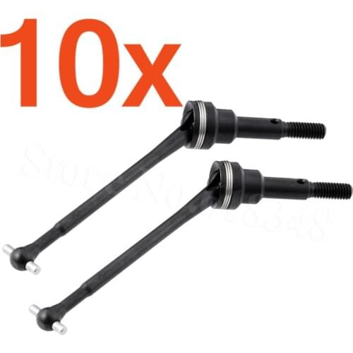 10 Pairs Steel Metal Front Drive Shaft CVD 0090 For WLtoys 12428 12423 1/12 RC Car Crawler Short Course Truck Spare Replacement