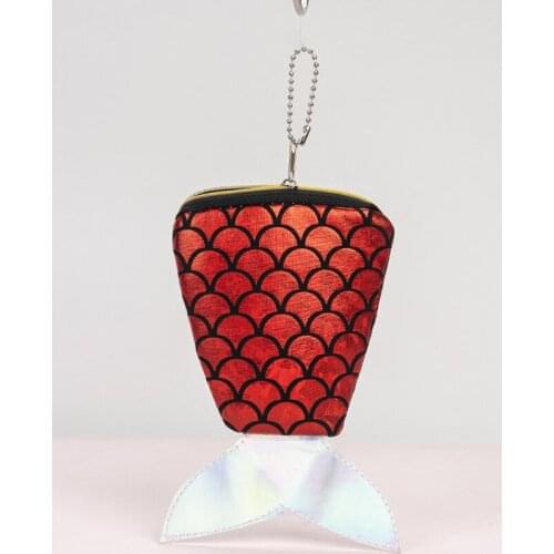 2021Girl mermaid cute coin purse keychain bag ladies coin purse children coin purse coin bag USB bag Christmas gift bag