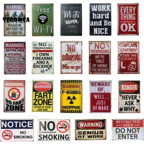 20X30 CM Warning Please Do Not Feed The Sasquatch Metal Tin Signs Poster Bar Pub Club Cafe Man Cave Wall Stickers Home Decor