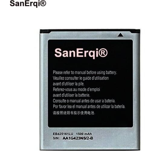 For Samsung Battery EB425161LU 1500mAh For Galaxy S Duos S7562 S7566 S7568 i8160 S7582 S7560 S7580 i8190 i739 T59 J1 Mini