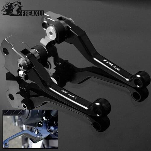 For YAMAHA TTR250 1993-1997 TTR600 1998-2002 Motorcycles Accessories Motocross CNC Aluminum Pit Pivot Brake Clutch Levers Handle