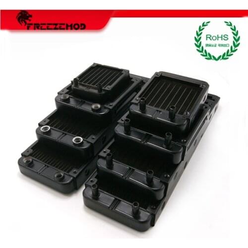 PC Water Cooling Aluminum Radiator Multi-Channels, 60mm 80mm 90mm 120mm 240mm 360mm 480mm For Computer LED Beauty Apparatus