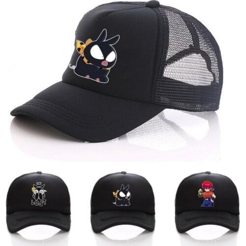 Anime Ranma 1/2 Women Men Boys Girls Mesh Cap Cosplay adjusted Baseball hat