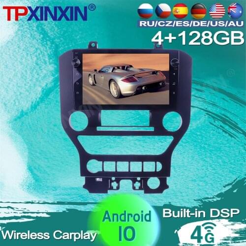 128G For Ford Mustang 2015 2016 - 2020 Android Car Radio Tape Recorder video Multimedia player GPS Navigation AI Vioce Control