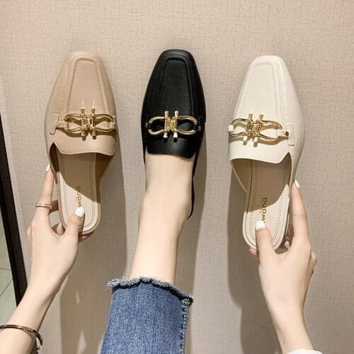 Sandals women 2021 summer Slippers Platform Designer Shoes flats lolita ladies mules mary jane fur slides fluffy gg gothic Y2K