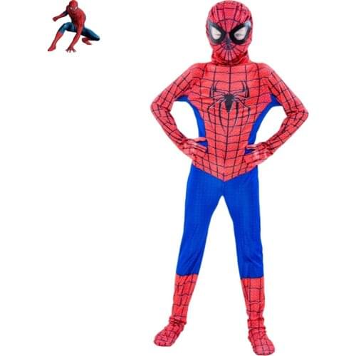 Childrens Halloween Spiderman Cosplay Superhero Costume, Carnival Easter Christmas Boy Girl Costume Gift