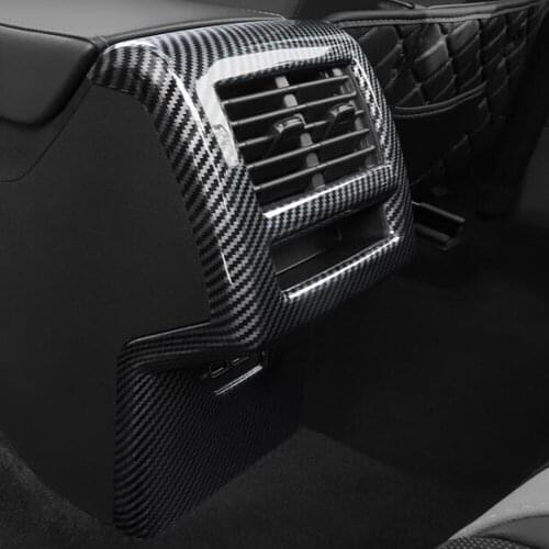 For Volkswagen Golf 8 MK8 280TSI Pro 2021 2022 Rear Seat Air Condition Vent Outlet Cover Trim Decoration Inner Accessories