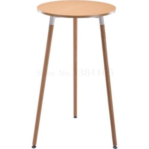 Small Bar Table, Household Table And Chair Set, Simple Modern Northern Europe Bar, Coffee High Foot Round Table And Chair Combin