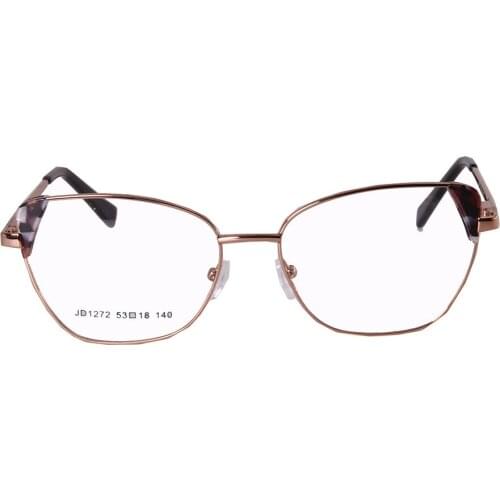 Irregular Metal Glasses Frames Optical Eyeglasses Female Fashion Myopia Frame JD1272