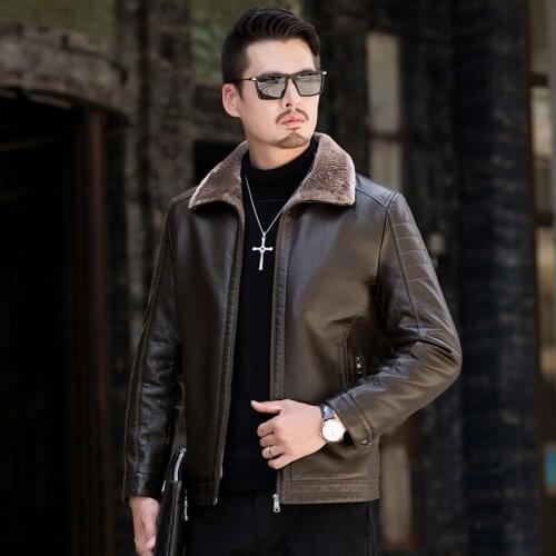 2021 New Spring Mens Leather Jackets Motorcycle PU Jacket Male Autumn Casual Leather Coats Slim Fit Men Classic Clothing Q105