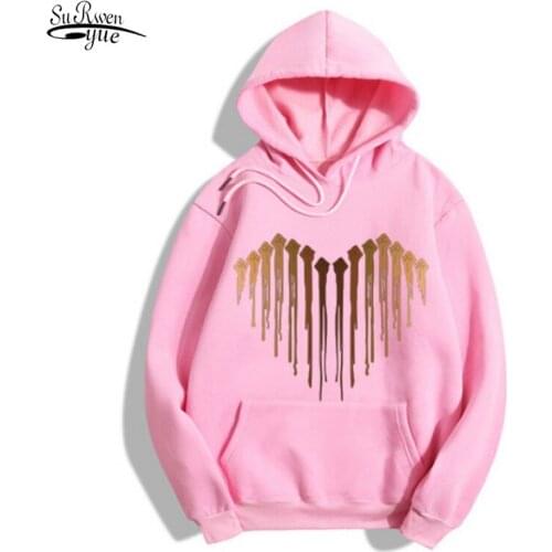 New Pullovers Warm Women Hoodie 2021 Winter Fleece Sweatshirts Women Cotton Jacket Oversize Pocket Fashion Girls Clothing 11620