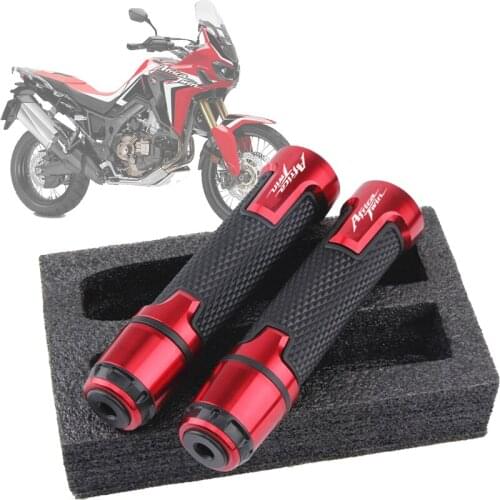 For Honda CRF1000L XRV750 L-Y Africa Twin 2015 2016 2017 18 Moto Handle Grips 7/8" 22mm Motorcycle Handlebar Handles Grips End