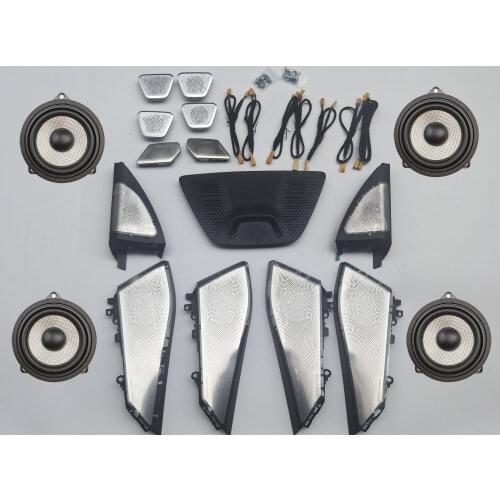 For BMW G05 G07 X5 X7 series Front Rear Door Glow Tweeter Cover Luminous Night Lighting Trim speaker Audio Speaker LED Horn