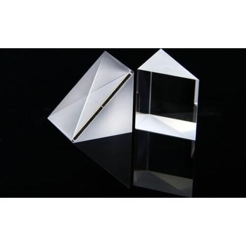 Testing Optical Elements Of Mitsubishi Mirror With Right Triangular Prism 15x15mm Glass Laser