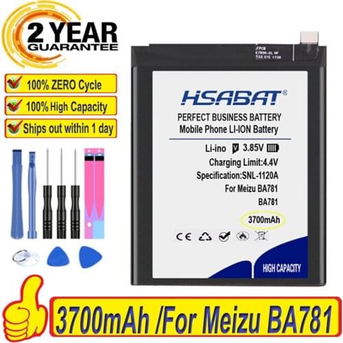 Top Brand 100% New 3700mAh BA781 Battery for Meizu Batteries + free tools