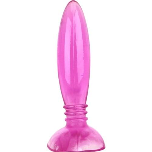 VATINE Jelly Anal Plug Butt Plug for Beginner Anal Dildo Real Skin Feeling Masturbation Prostate Massager Sex Toys for Men Women