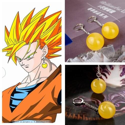 Drop Earrings Takerlama Vegetto Potara Earrings Son Goku Zamasu Earrings for Women Men Jewelry