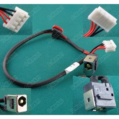 1-10pcs New Laptop DC Power Jack with cable for Lenovo G550 G555 B550 G460 G465 G450 G455 Z460 Z465 DC Jack with cable