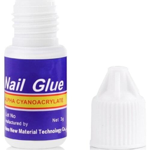1pc Nail Glue Fast-dry Adhesive Acrylic French Art False Tips 3D Decoration Glue Nail Rhinestone Makeup Cosmetic Tools