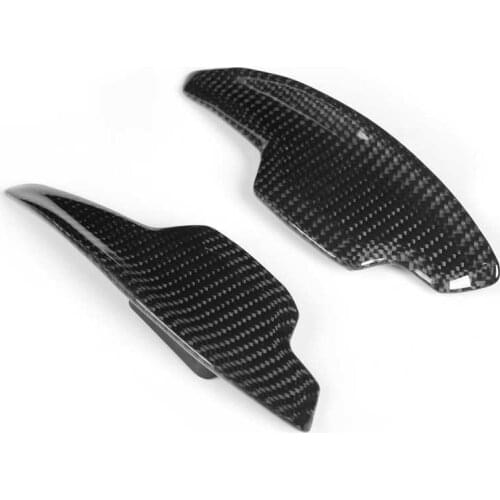 Car Horns wheel horn button Extend Length Upgrade Carbon Fiber Paddle Shifters Fit for Chevrolet Corvette C8 2020+ car