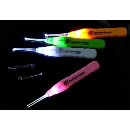Safety Glow Ears light Glow Earpick Glow ear rake light Glow Dig ear spoon light Dig ear Tools light